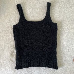 SKIMS Black Cozy Tank size S/M